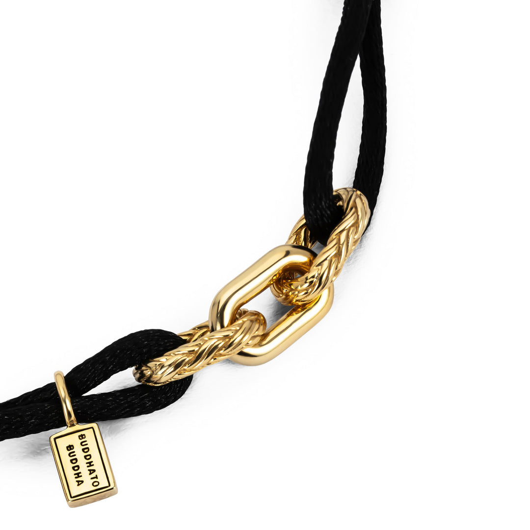 Buddha to Buddha Armband Kordel Katja Vergoldet - 001J01133E925