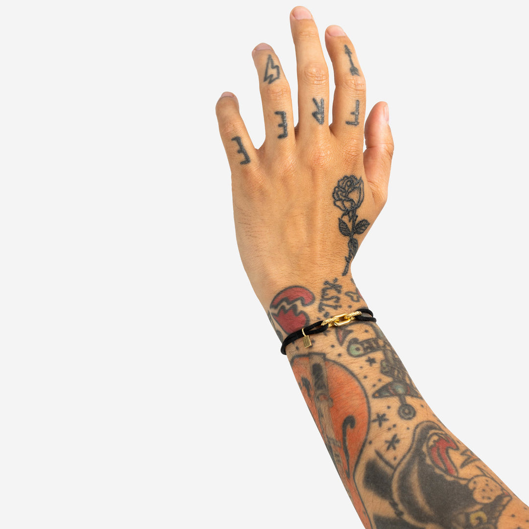Buddha to Buddha Armband Kordel Katja Vergoldet - 001J01133E925