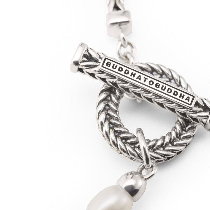Buddha to Buddha Armband Barbara Mini Perle Silber