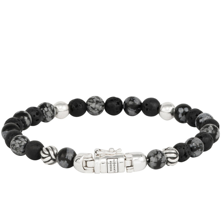 Buddha to Buddha Armband Spirit Bead Mini Snowflake