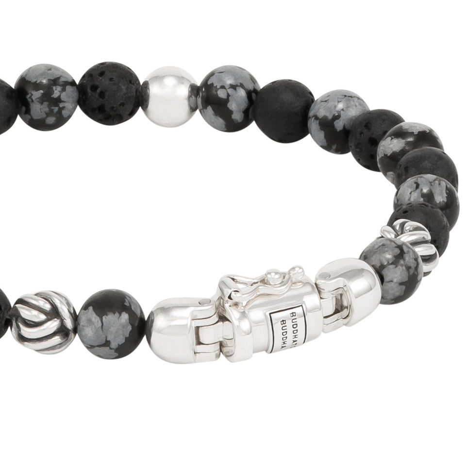 Buddha to Buddha Armband Spirit Bead Mini Snowflake