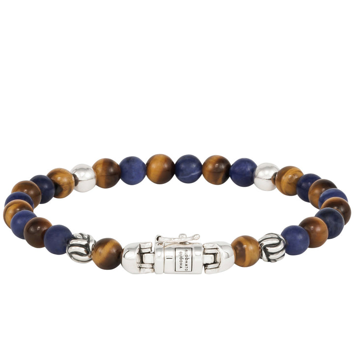Buddha to Buddha Bracelet Spirit Bead Mini Mix Sodalite Tiger Eye