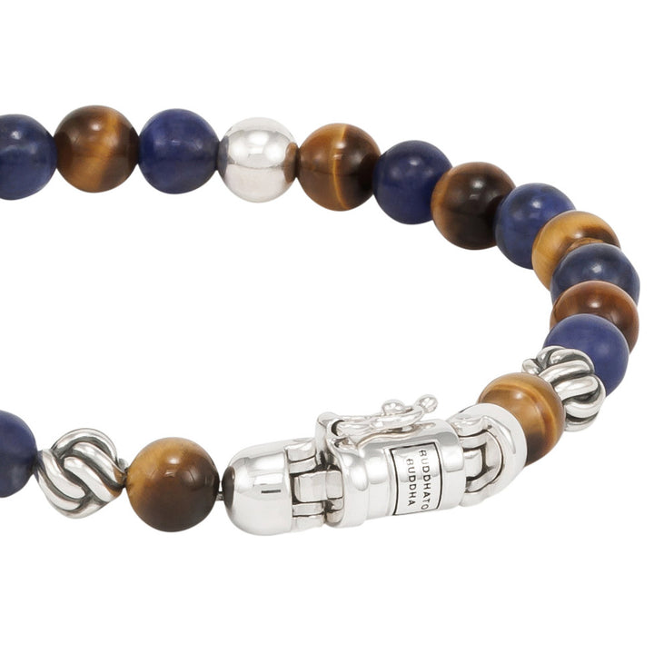 Buddha to Buddha Armband Spirit Bead Mini Mix Sodalith Tigerauge