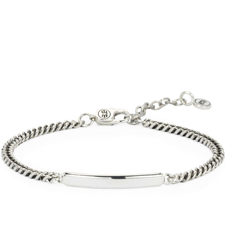 Buddha to Buddha Armband Essential Mini Bar Silber