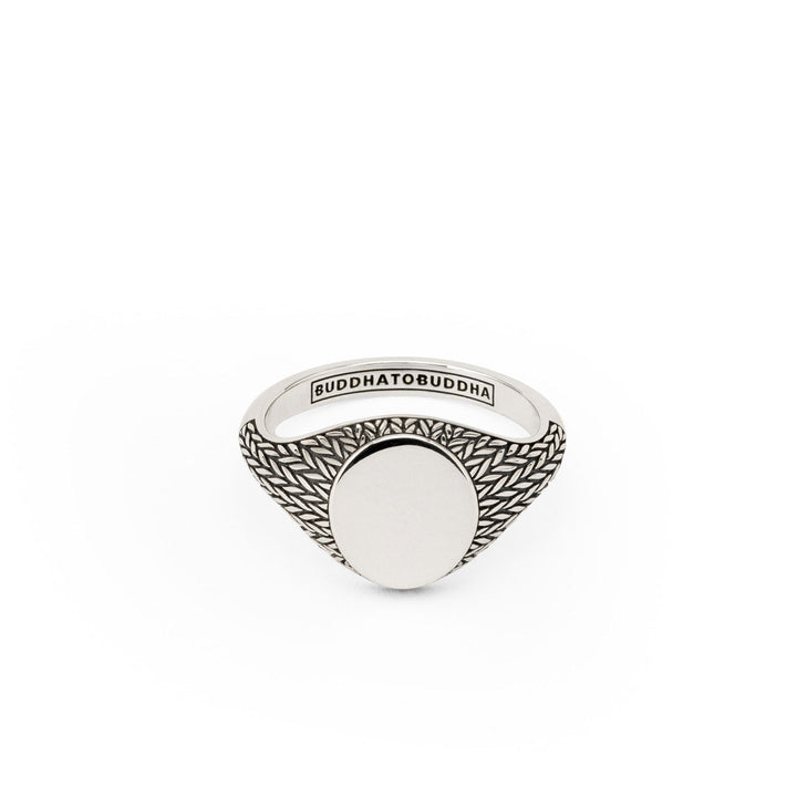 Buddha to Buddha Ring Ellen Signet Silber