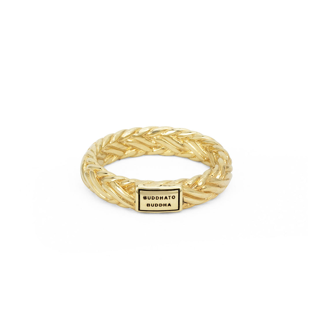 Buddha to Buddha Ring Katja XS Vergoldet