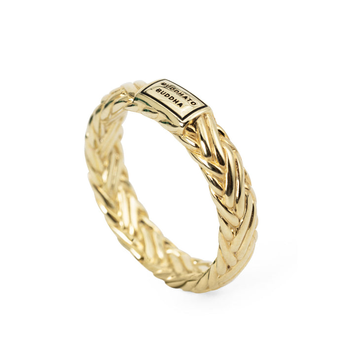 Buddha to Buddha Ring Katja XS Vergoldet