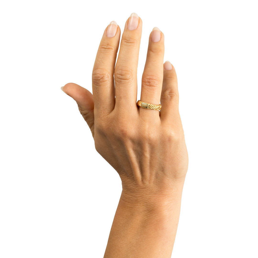 Buddha to Buddha Ring Katja XS Vergoldet