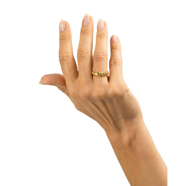 Buddha to Buddha Ring Nathalie XS Vergoldet