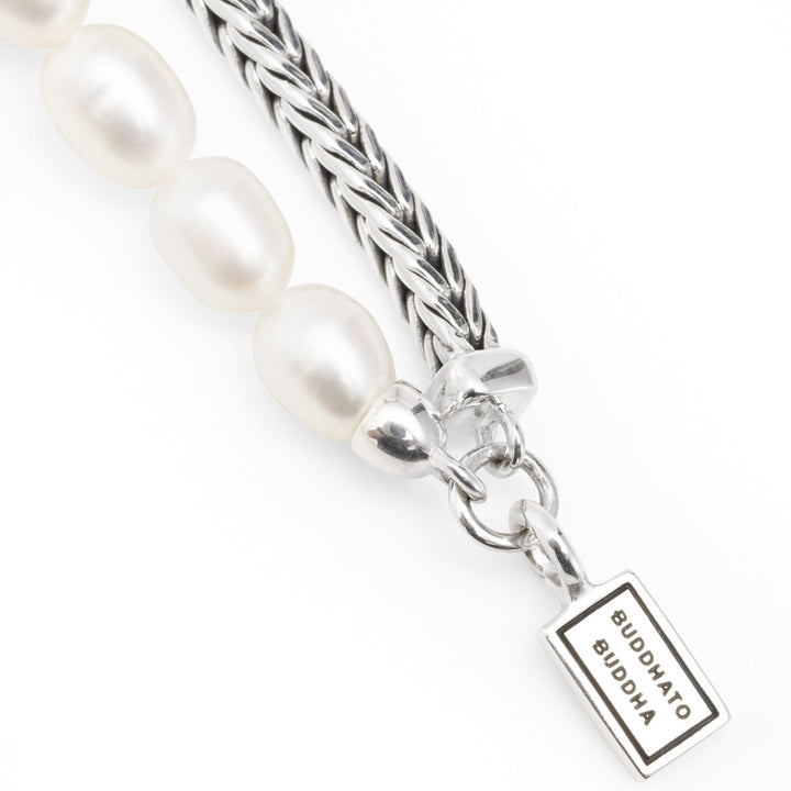Buddha to Buddha Halskette Barbara Mini Perle Silber - 001J047131345