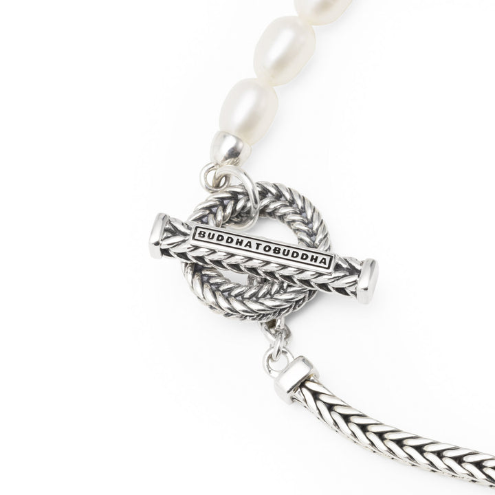 Buddha to Buddha Halskette Barbara Mini Perle Silber - 001J047131345