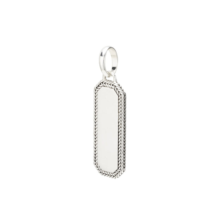 Buddha to Buddha Barbara Octagon Tag Anhänger Silber - 001J096920100