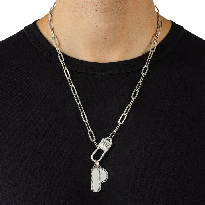 Buddha to Buddha Barbara Octagon Tag Anhänger Silber - 001J096920100