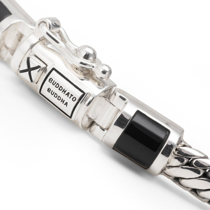 Buddha to Buddha Armband Ben Mini Stein Silber Onyx
