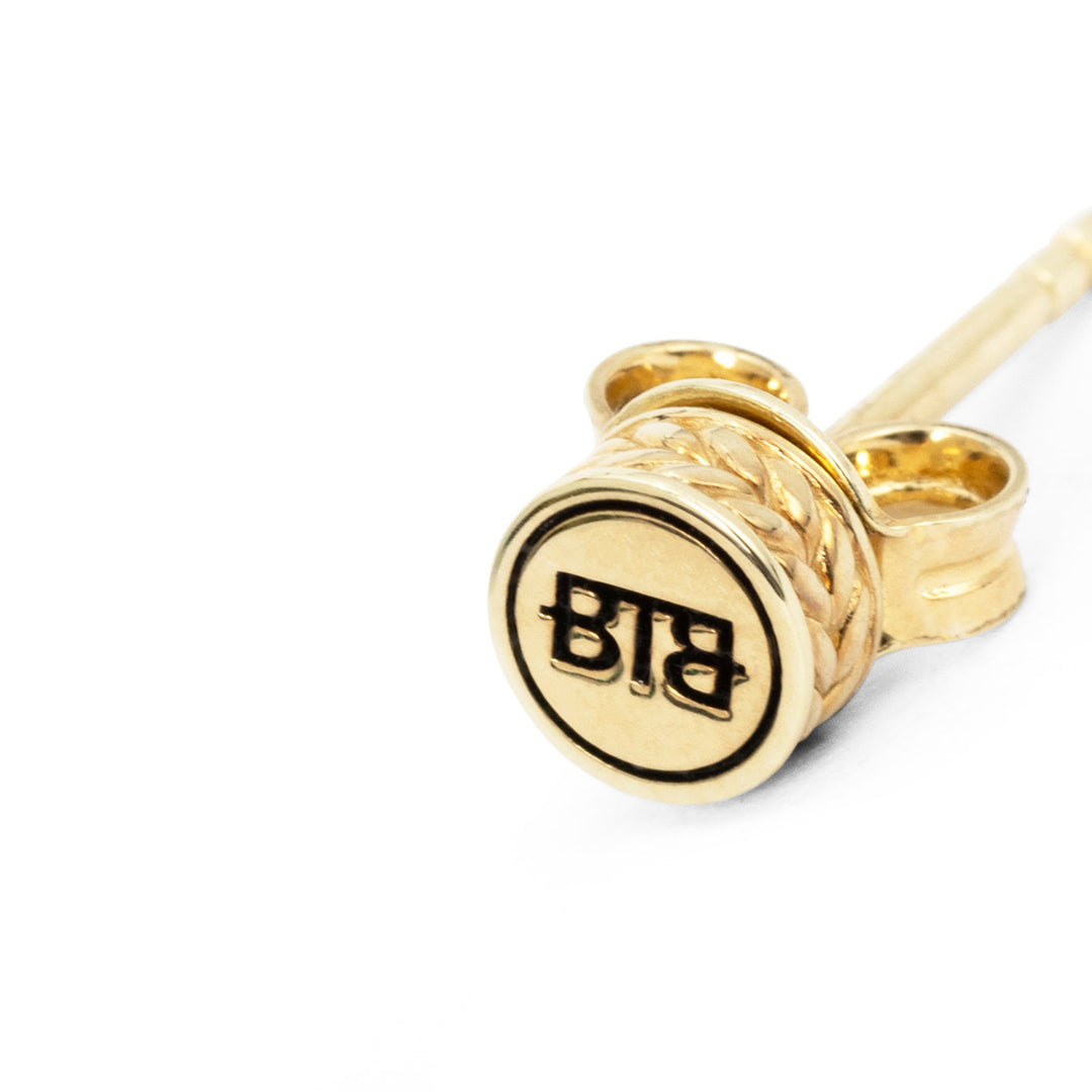 Buddha to Buddha Ohrstecker Barbara Logo Vergoldet Single Piece - 002J03417E900