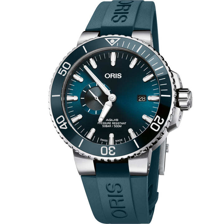 Oris Aquis Small Second Date - 01 743 7733 4155–07 4 24 69EB