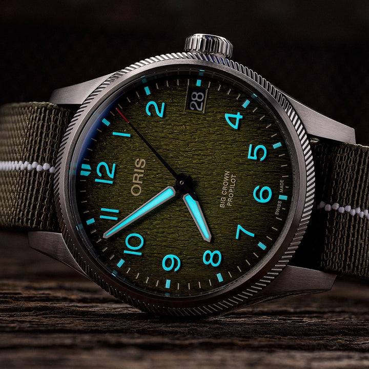 Oris Big Crown ProPilot Big Date Okavango Air Rescue Limited Edition - 01 751 7761 4187-Set