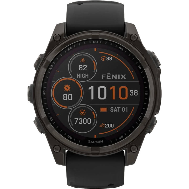 Garmin Fenix 8 Solar Sapphire Carbon (47 mm) - 010-02906-11