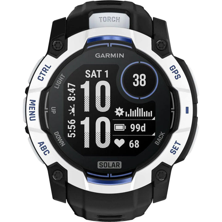 Garmin Instinct 3 Solar Whitestone Black (50 mm) - 010-02935-03