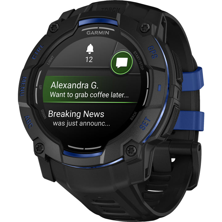 Garmin Instinct 3 Amoled Black (50 mm) - 010-03020-03
