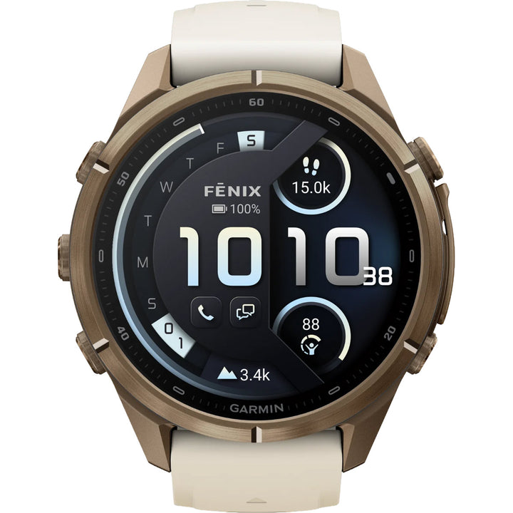 Garmin Fenix 9 Pro inReach Amoled Autumn Gold Titanium Cream (43 mm) - 010-04335-21