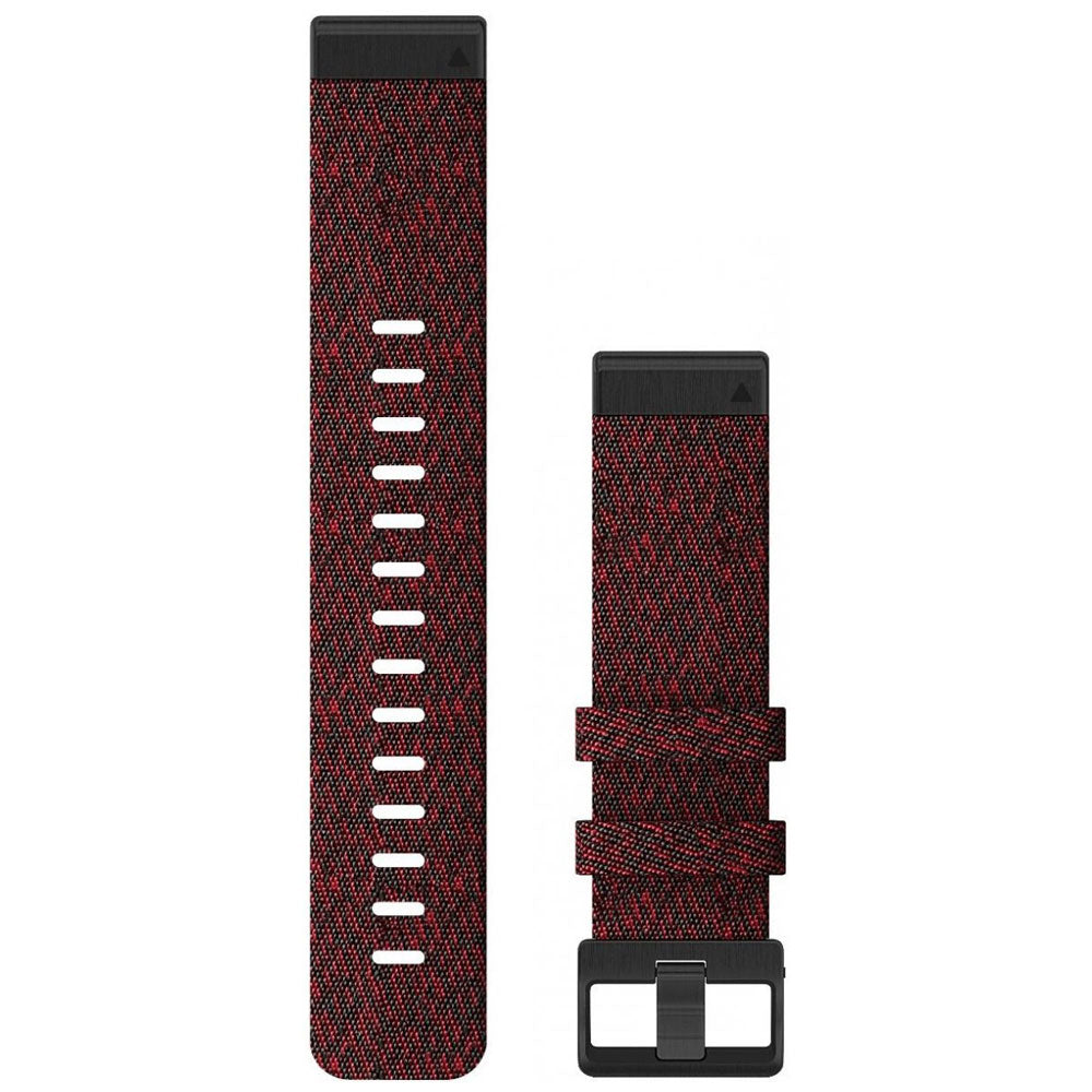 Garmin QuickFit 22 Heathered Red Nylon Band - 010-12863-06