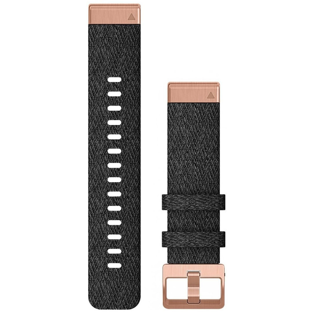 Garmin QuickFit 20 Heathered Black Nylon Band - 010-12874-00
