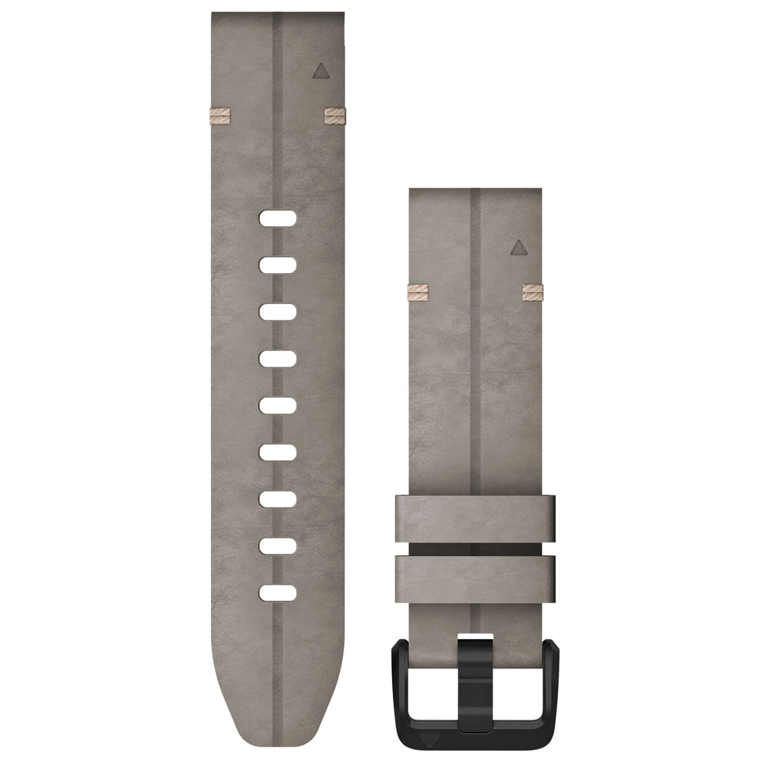 Garmin QuickFit 20 Shale Gray Suede Leather Band - 010-12876-00