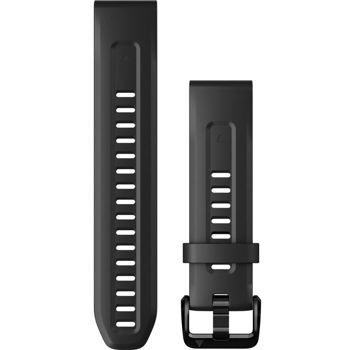 Garmin QuickFit 20 Black Silicone Band - 010-13102-00