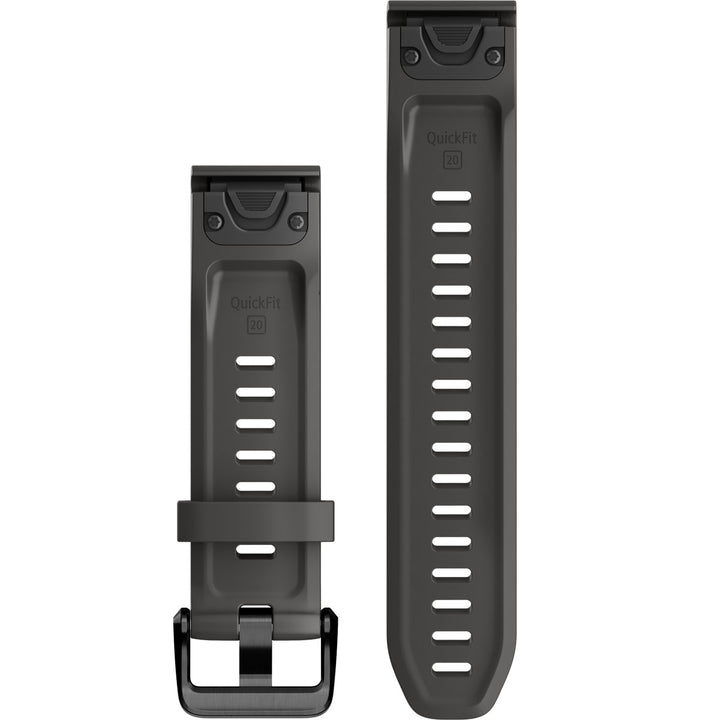 Garmin QuickFit 20 Graphite Silicone Band - 010-13102-01