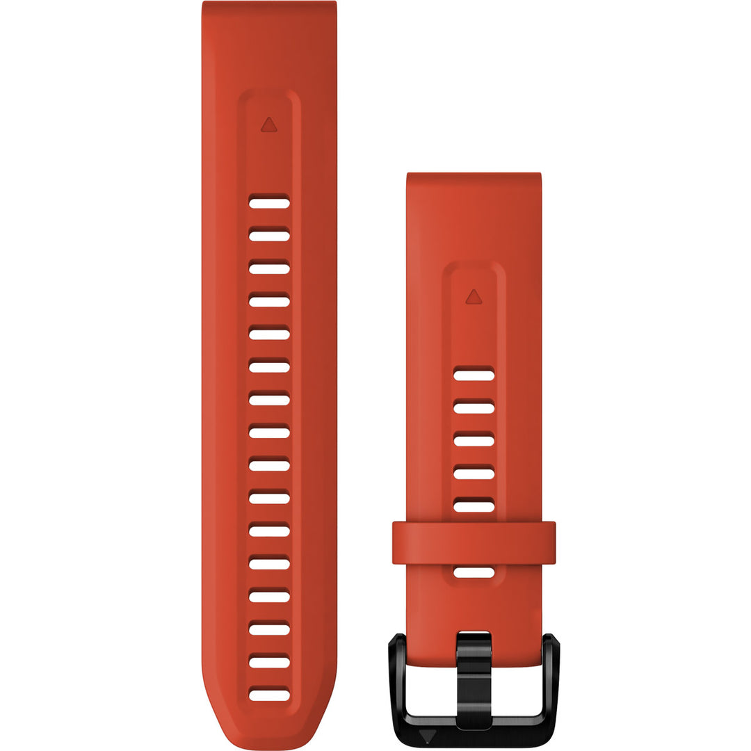 Garmin QuickFit 20 Flame Red Silicone Band - 010-13102-02