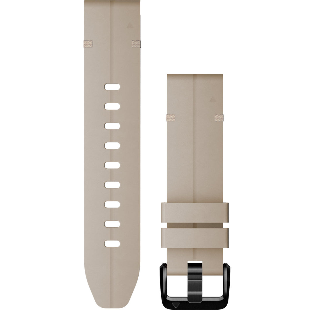 Garmin QuickFit 20 Limestone Leather Band - 010-13102-06