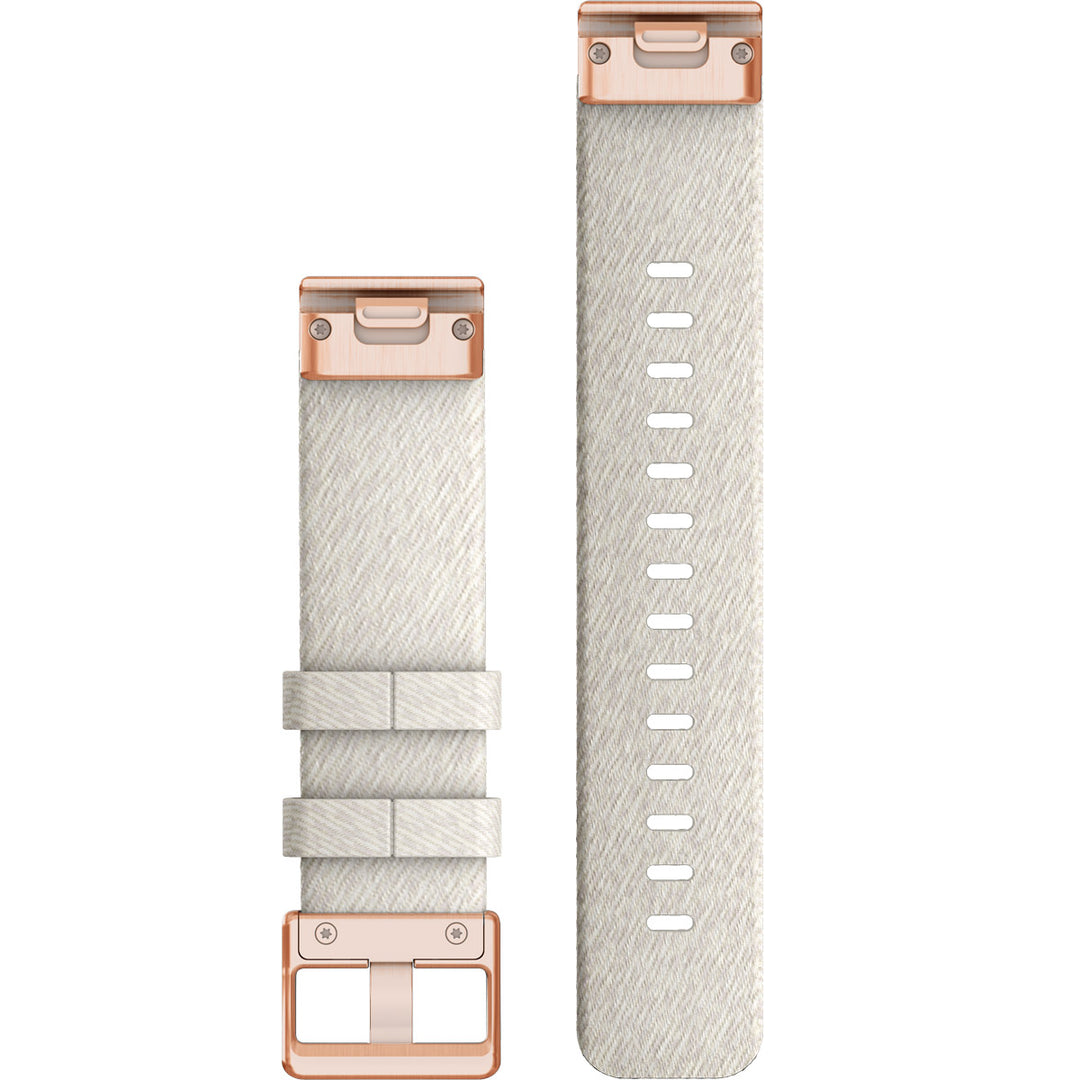 Garmin QuickFit 20 Cream Heathered Nylon Band - 010-13102-09