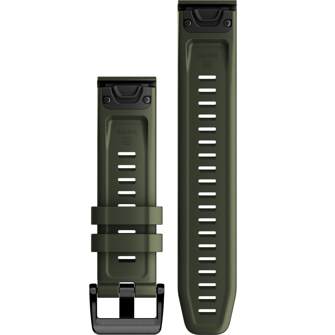 Garmin QuickFit 22 Moss Silicone Band - 010-13111-03