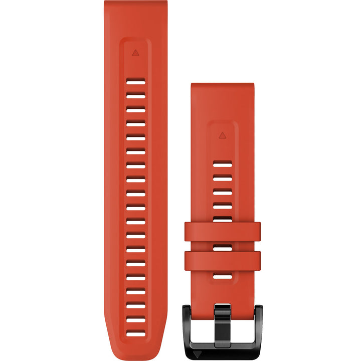 Garmin QuickFit 22 Flame Red Silicone Band - 010-13111-04