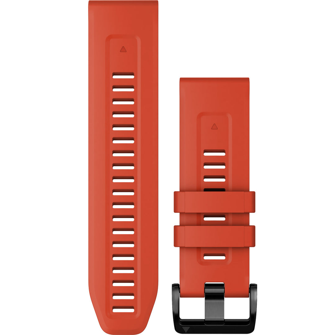 Garmin QuickFit 26 Flame Red Silicone Band - 010-13117-04