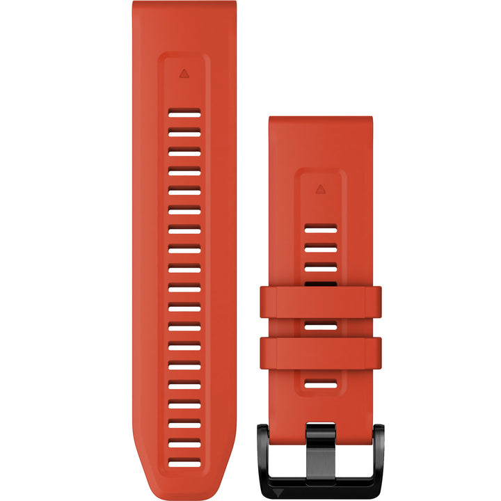 Garmin QuickFit 26 Flame Red Silicone Band - 010-13117-04