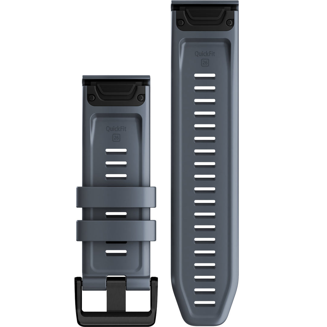 Garmin QuickFit 26 Granite Blue Silicone Band - 010-13117-05