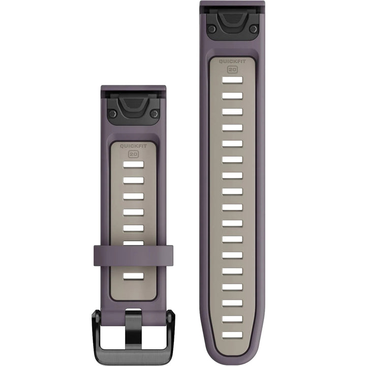 Garmin QuickFit 20 Deep Orchid Light Sand Silicone Band - 010-13279-06