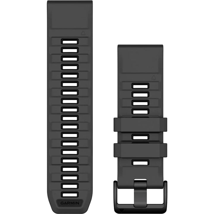 Garmin QuickFit 26 Graphite Black Silicone Band - 010-13393-10