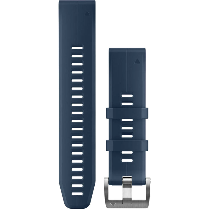 Bracelet Garmin QuickFit 22 silicone bleu marine - 010-13989-00