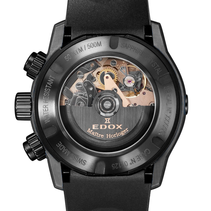 Edox CO-1 Carbon Chronograph Automatic - 01125 CLNGN BUNN