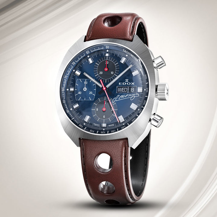 Edox Sportsman Chronograph Automatic Fangio Limited Edition - 01132 3BU BUGN