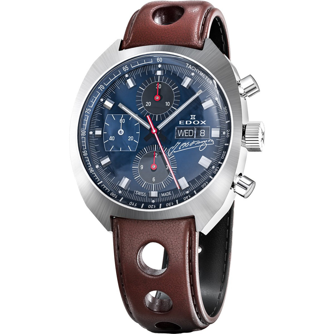 Edox Sportsman Chronograph Automatic Fangio Limited Edition - 01132 3BU BUGN