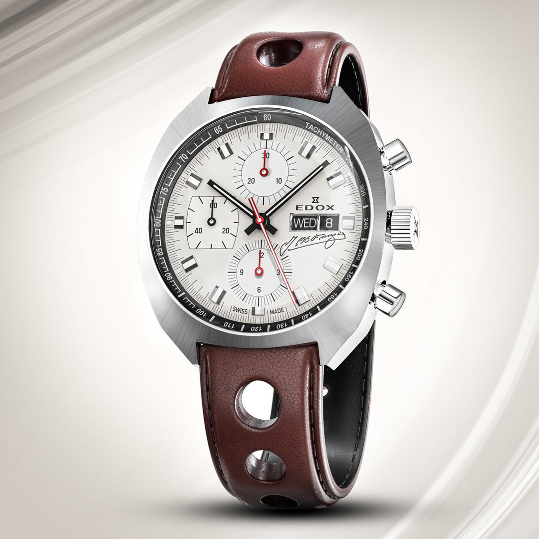Edox Sportsman Chronograph Automatic Fangio Limited Edition - 01132 3G BEAN