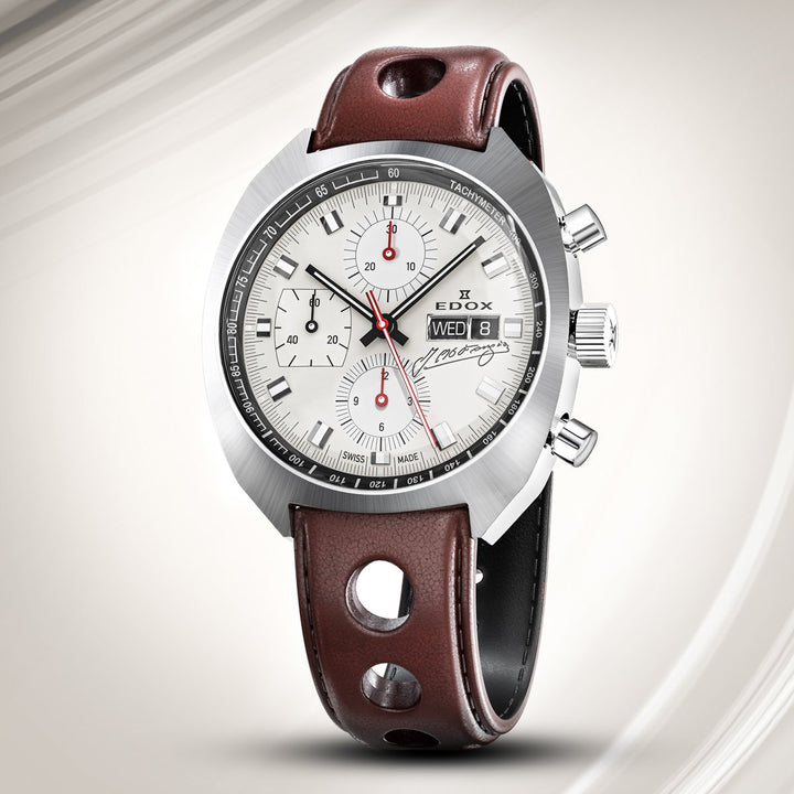 Edox Sportsman Chronograph Automatic Fangio Limited Edition - 01132 3G BEAN