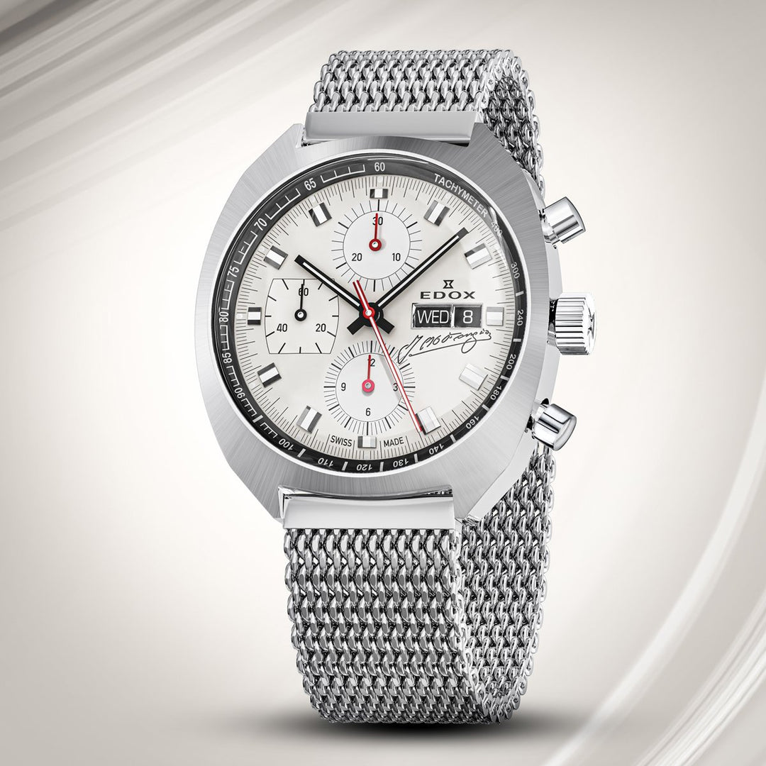 Edox Sportsman Chronograph Automatic Fangio Limited Edition - 01132 3G BEAN