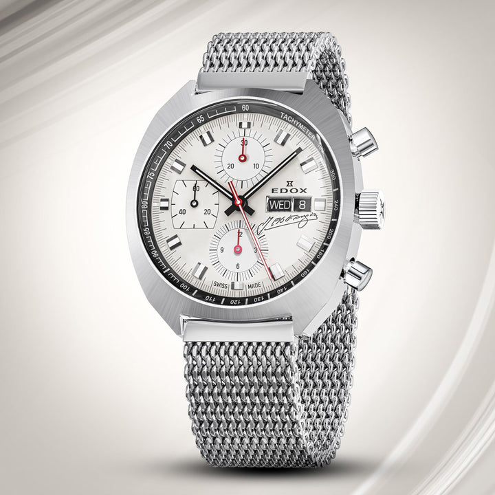 Edox Sportsman Chronograph Automatic Fangio Limited Edition - 01132 3G BEAN