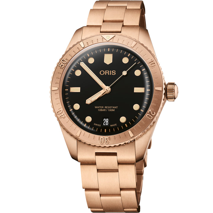 Oris Divers Sixty-Five Date Cotton Candy Sepia - 01 733 7771 3154-07 8 19 15