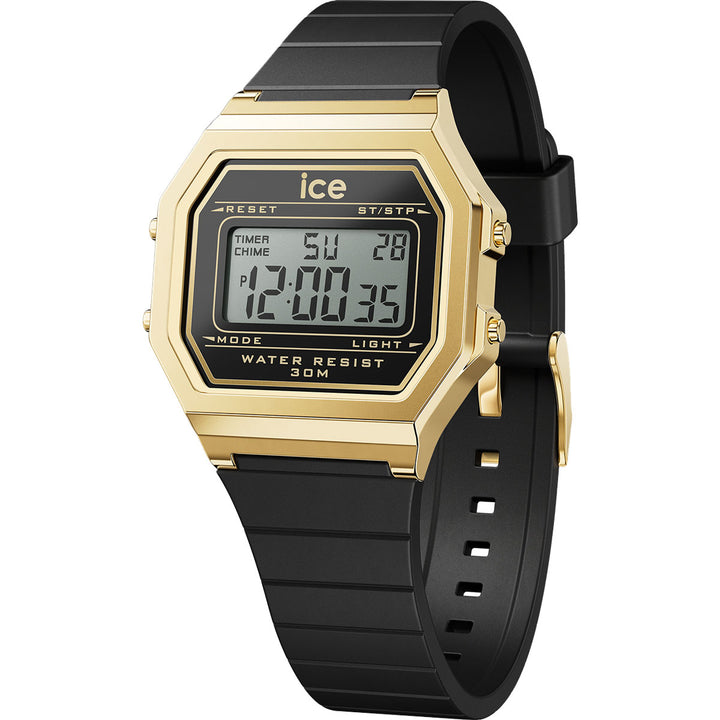 Ice-Watch Ice Digit Retro Black Gold - 022064